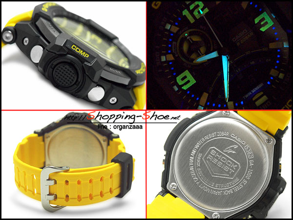 Casio G-Shock รุ่น GA-1000-9B Sky Cockpit Twin Sensor ของแท้ 100% จากญี่ปุ่น
