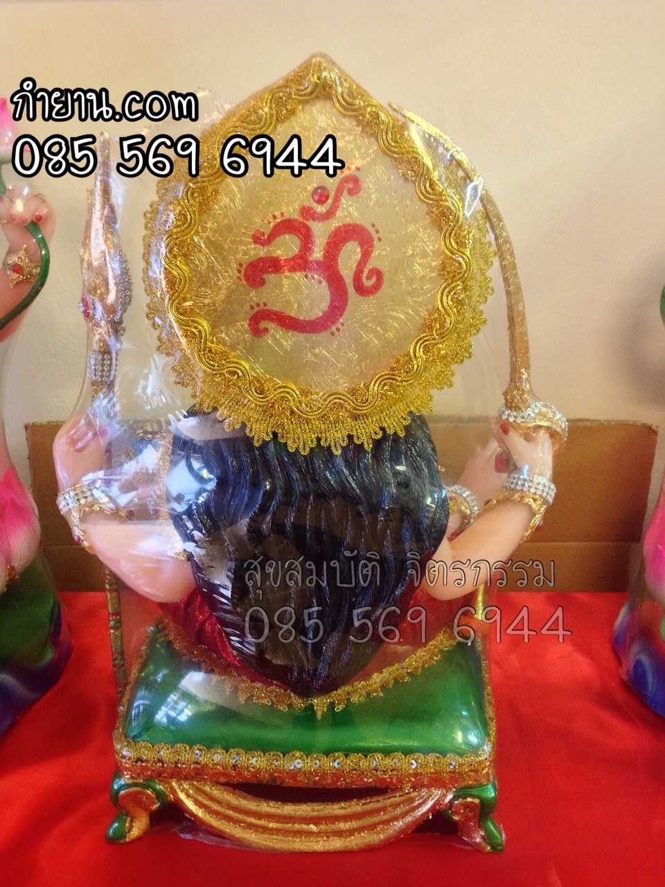 พระแม่อุมาเทวี แต่งผ้า-แต่งเพชร 9"