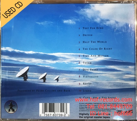 Rush -Test for echo (US) Used CD 1 CD VG++