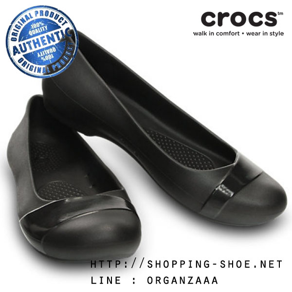 Crocs Gianna Flat - Black ของแท้ Outlet ไทยและอเมริกา