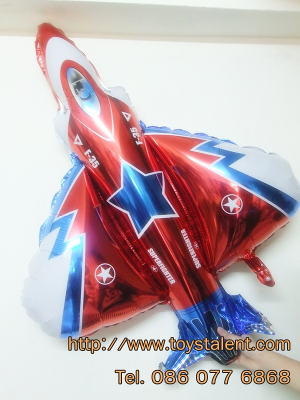ลูกโป่งฟลอย์ เครื่องบินขับไล่ - Fighter Plane Foil Balloon / Item No. TL-A057