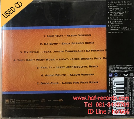 The Black eyed Peas - Renegotiations The Remixes (JP) Used CD 1 Dise VG++