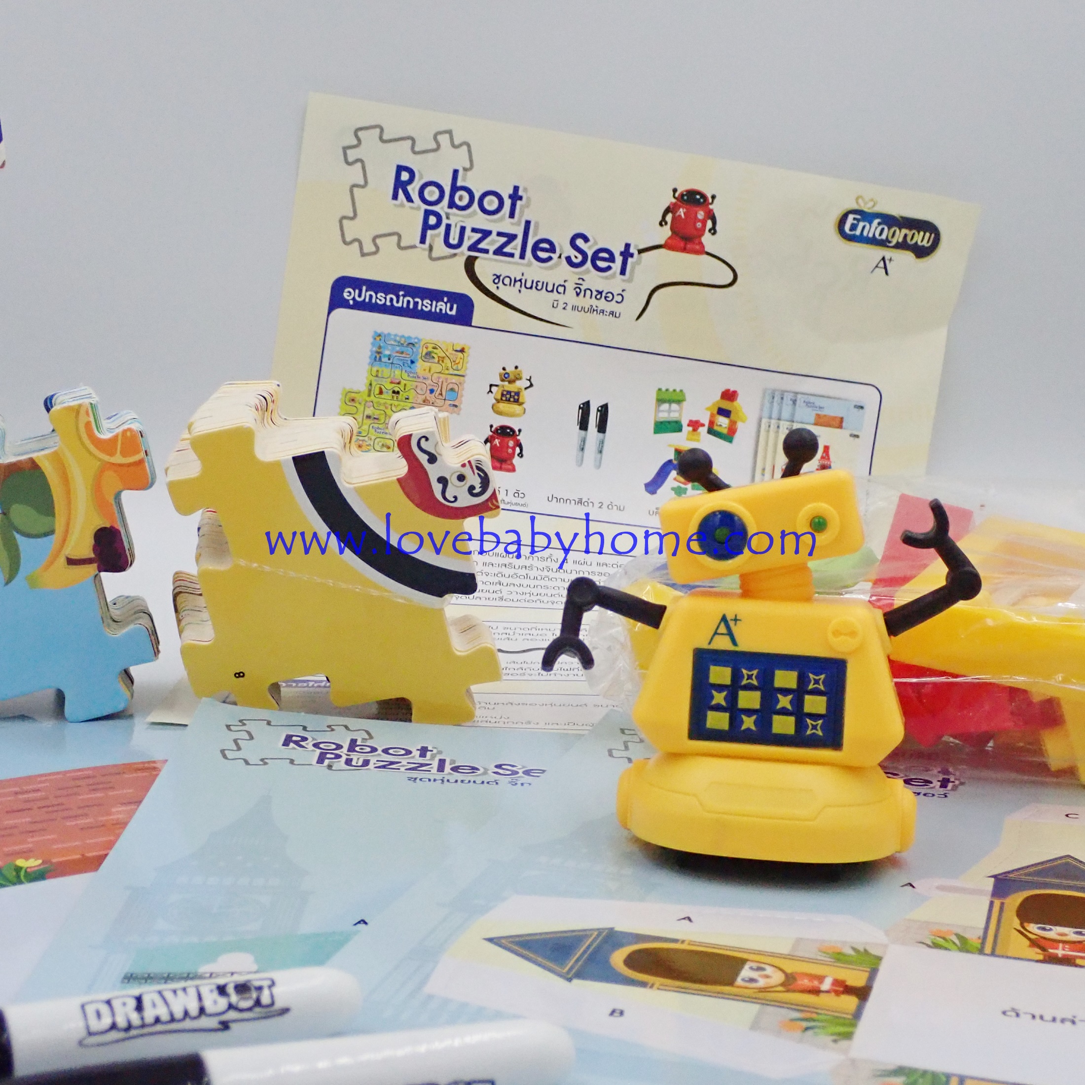 หุ่นยนต์ จิ๊กซอว์ Robot Puzzle เป็นของแถม ของพรีเมี่ยม