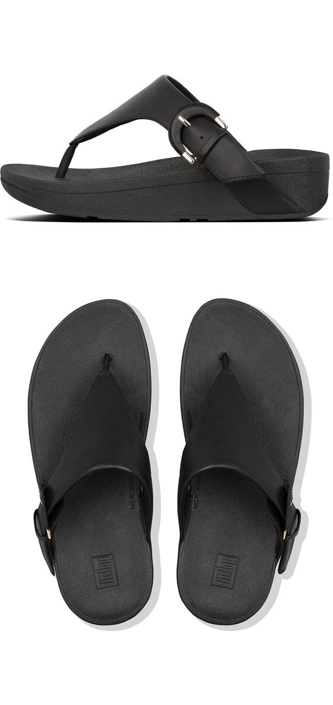Fitflop Lottie Buckle Black ของแท้ นำเข้าจาก USA และ UK