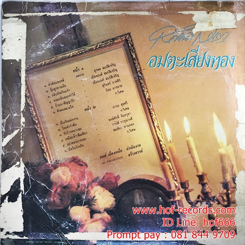 LP สายัญ สัญญา - อมตะเสียงทอง ปก VG แผ่น VG+