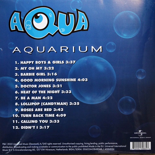 Aqua - Aquarium 1Lp New