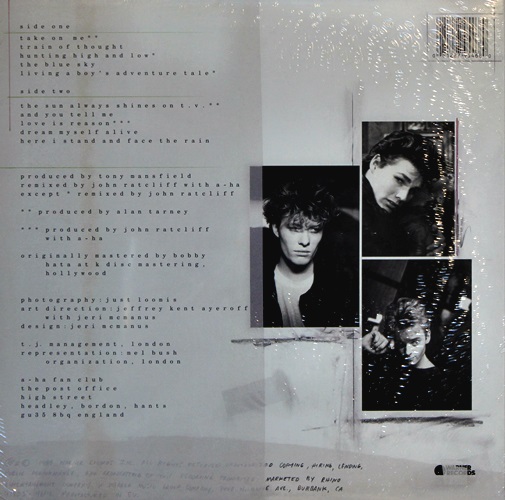 a-ha - hunting high and low 1Lp New