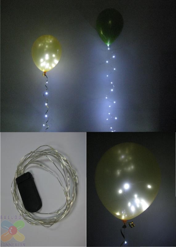 สายไฟลูกโป่ง LED - WHITE LED STRING / Item No. TQ-TW0011P