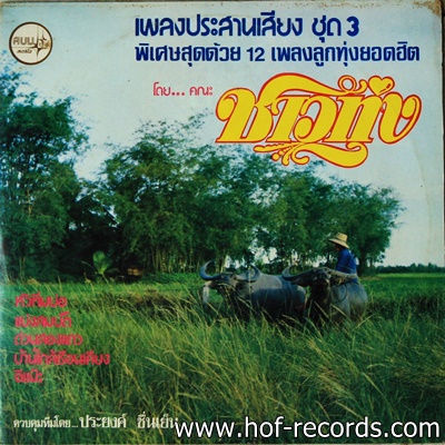 เพลงประสานเสียงชุด 3 วง ชาวทุ่ง ปก VG++ แผ่น NM