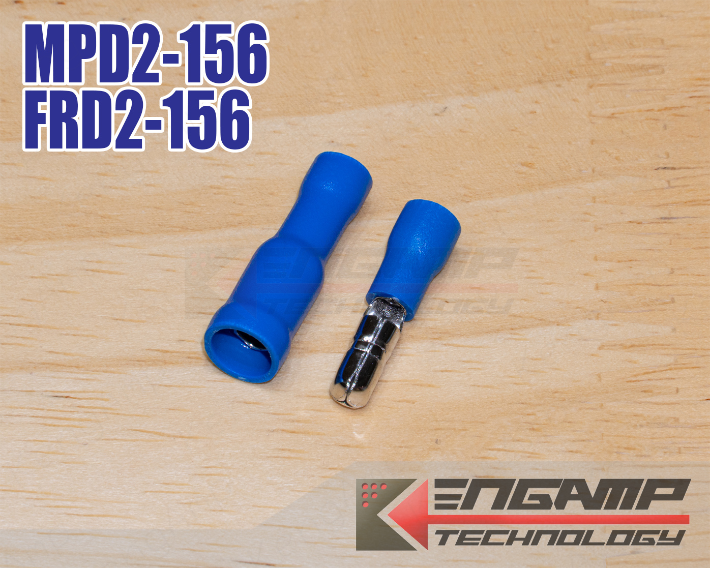(100ตัว) [TMN] MPD2-156 หรือ FRD2-156 หางปลาหัวกระสุนตัวผู้ หรือ เมีย สำหรับเข้าสาย 1.5-2.5 SQ.MM หรือ 14-16AWG