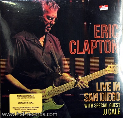 Eeric Clapton - Live In San Diego With Special Guest JJ cale 3 Lp N.