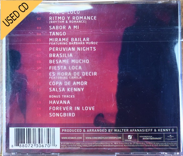 Used CD Kenny G - Rhythm & Romance