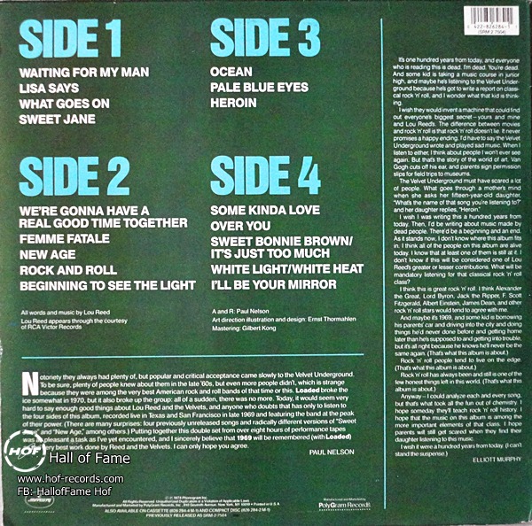 Vervet underground - Live with Lou Reed