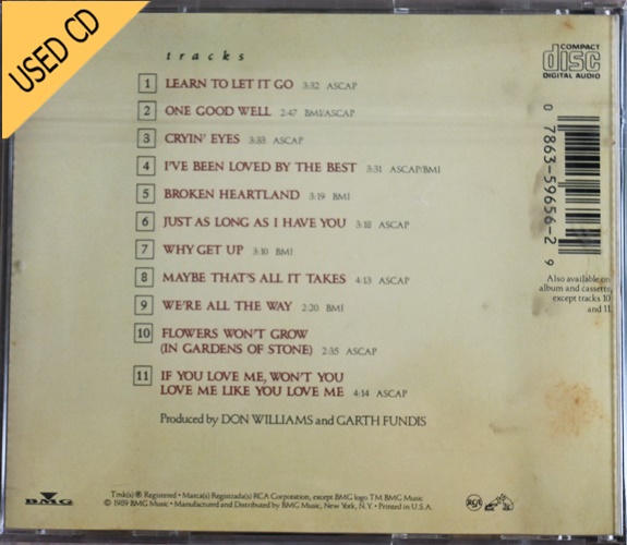 USED CD Don Williams - one good well