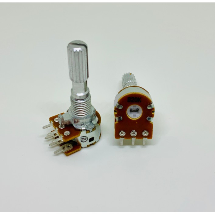 (1ตัว)VR Volume RV122(ยาว) แกนยาว 25mm ALPHA 10K-100K ใช้ซ่อมปรีรถยนต์