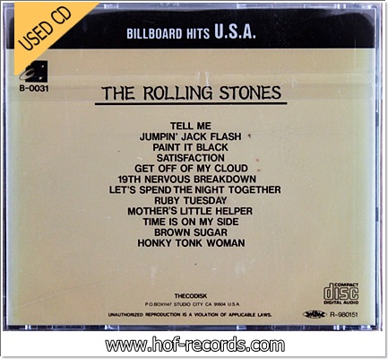 Rolling Stones - Billboard Hits U.S.A. (USA) Used Cd VG++