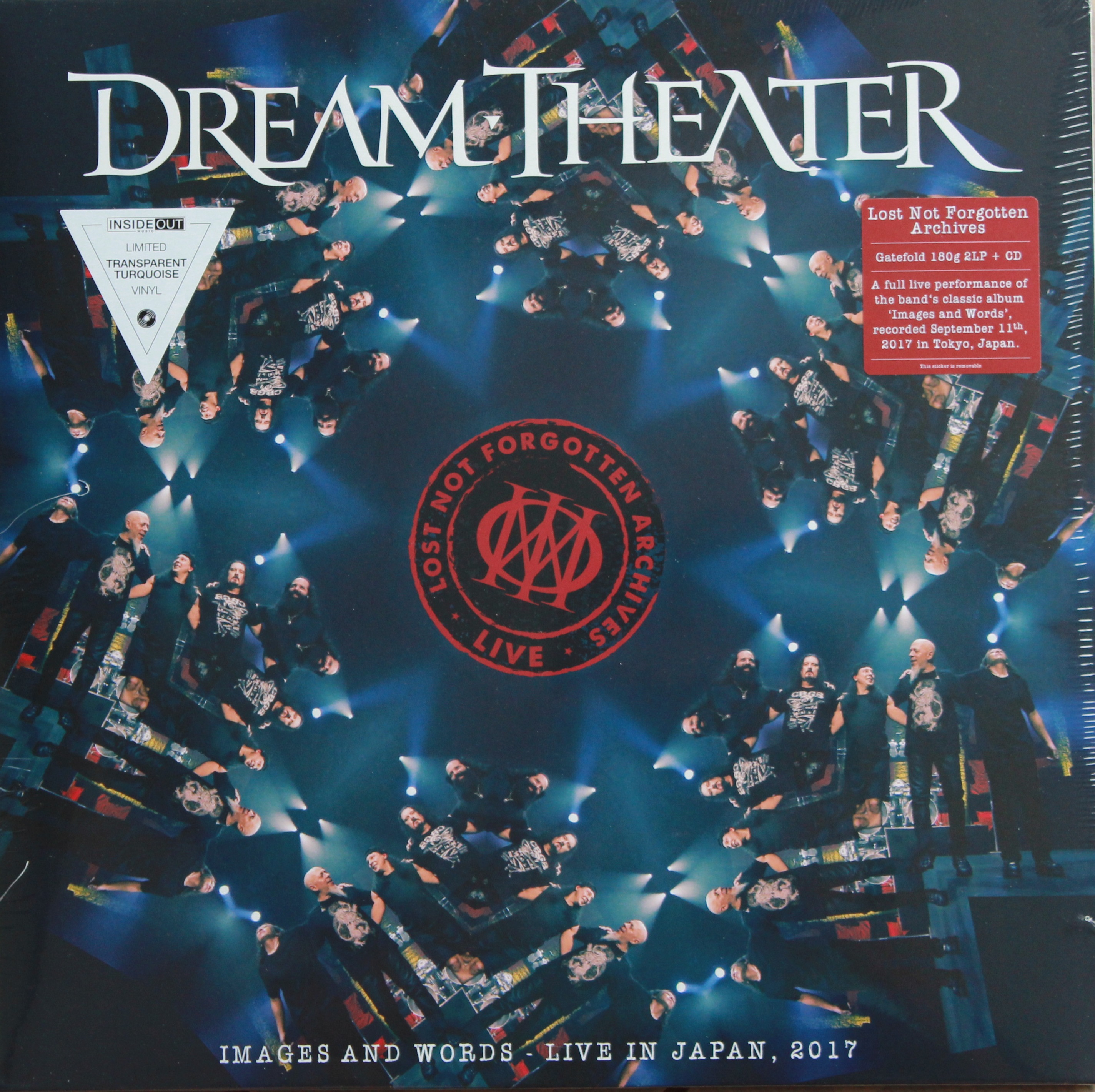 Dream Theater - Images And Words Live In Japan , 2017 ( Blue Vinyl ) 2Lp + 1Cd N.