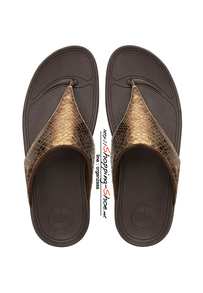 Fitflop Lulu Metallic Snake Bronze ของแท้ นำเข้าจาก USA และ UK