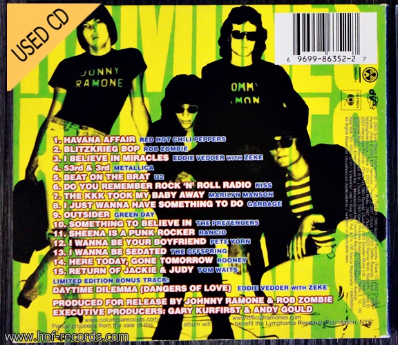 Used CD A tribute to Ramones - We're a happy family