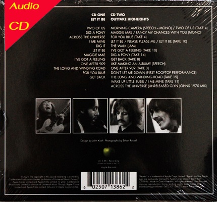 The Beatles - Let It Be 2Cd N.