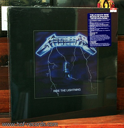 Metallica - Ride The Lightning Boxset 1Lp Original , 2Lp Live , 1Ep Picture , 5Cd , 1Dvd , 3Poster , 1Book N.