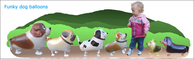 Pug Dog Walking Balloons - น้องหมาปั๊กบอลลูน / Item No. TL-K021