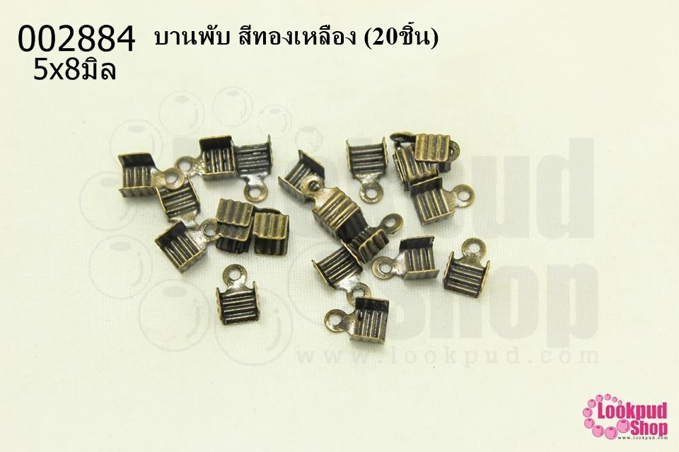 บานพับ สีทองเหลือง 5x8มิล(20ชิ้น)