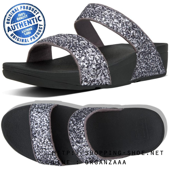 Fitflop Glitterball Slide Pewter ของแท้ นำเข้าจาก USA และ UK