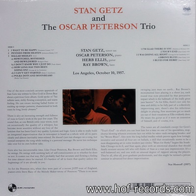 Stan Getz And The Oscar Peterson Trio 1Lp N.