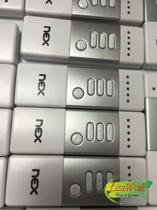 สกรีนพลาสติก รีโมท NEX