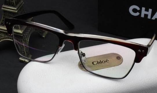 กรอบแว่นตากึ่งโลหะ ครึ่งกรอบ เรโทร republic ( ดำด้าน )