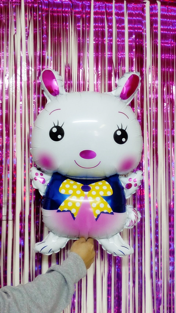 ลูกโป่งฟลอย์ กระต่ายน้อยน่ารัก - Cute Rabbit Foil Balloon / Item No. TL-B043