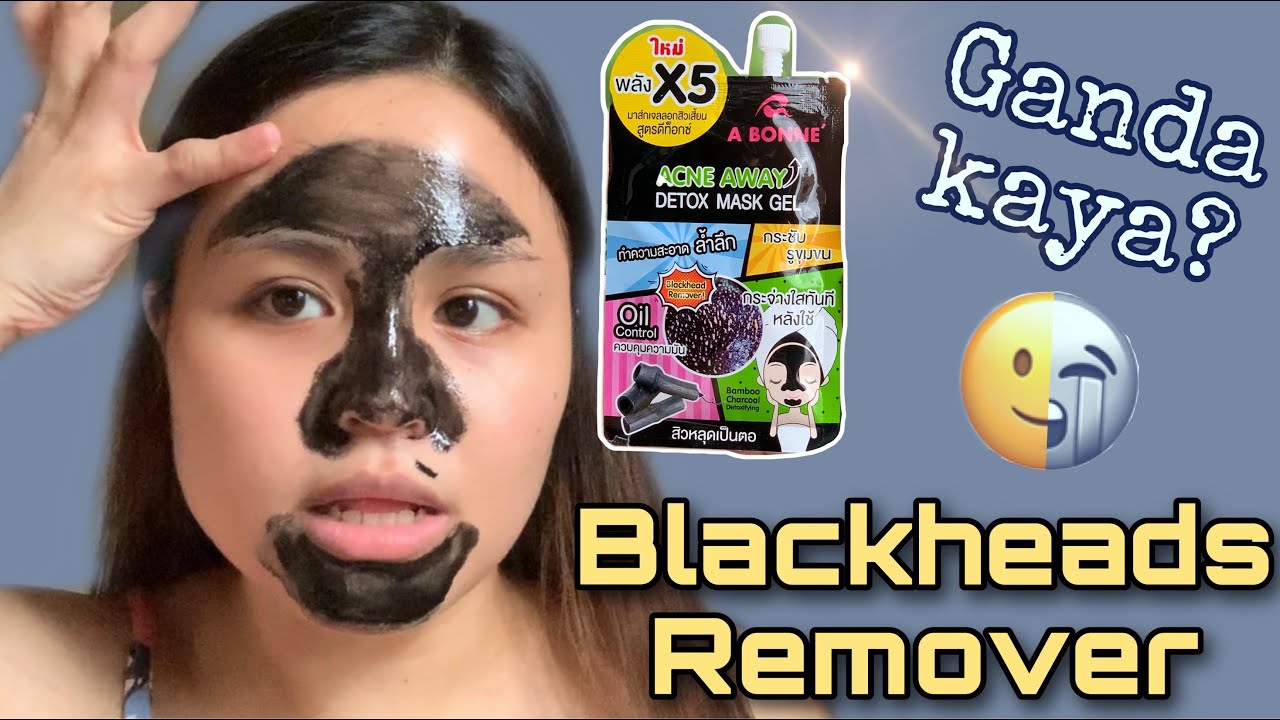 ลอกสิวเสี้ยน เอบอนเน่ มาส์กเจล ลอกสิวเสี้ยน สูตรดีท็อกซ์ 15มล. A Bonne Acne Away Detox Mask Gel.
