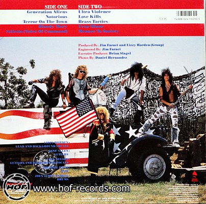 Lizzy Borden - manace to society 1 LP