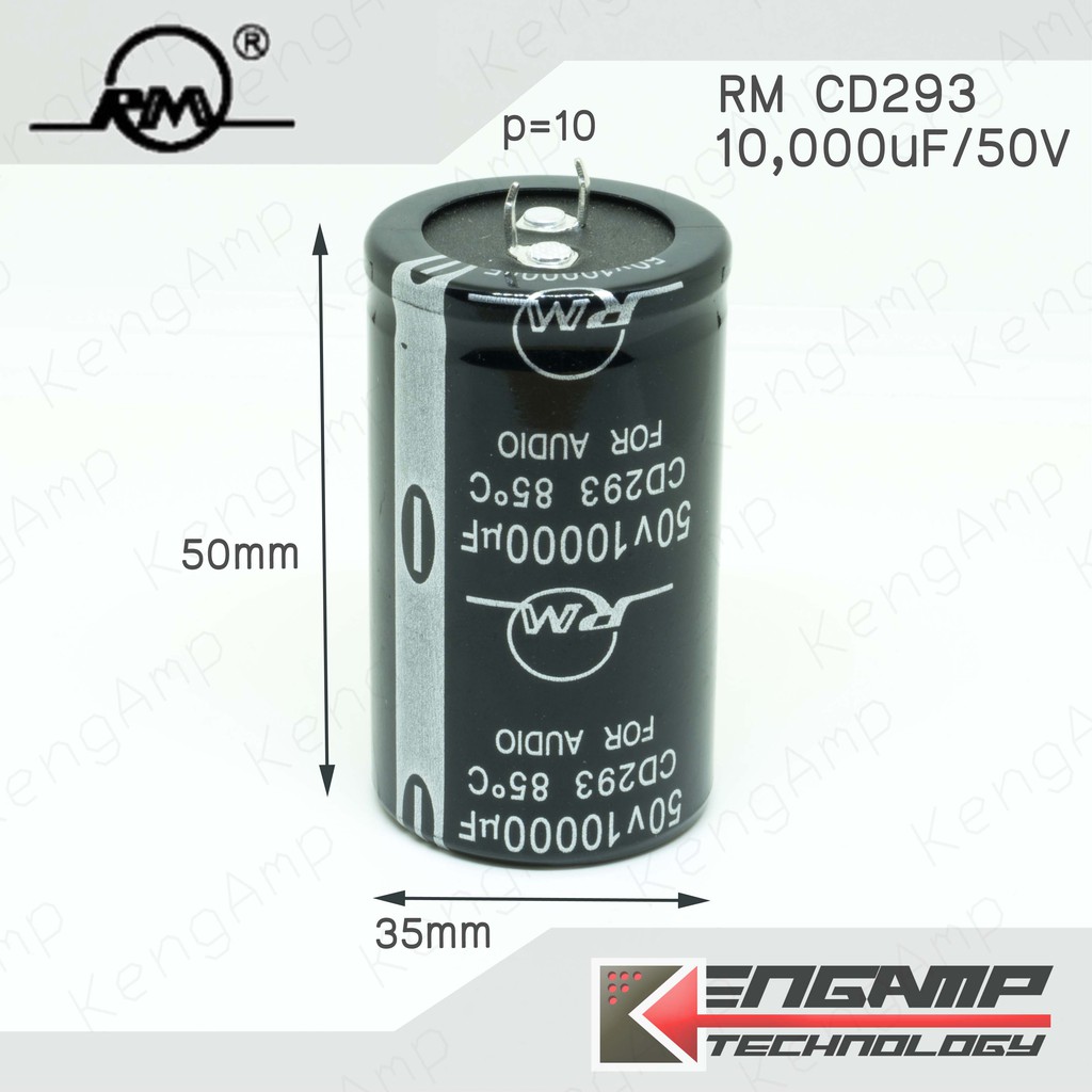 CAP 10000uF/50V RM Capacitor ขนาด 35*60