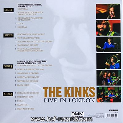 The Kinks - Live In London 1973 2lp N.