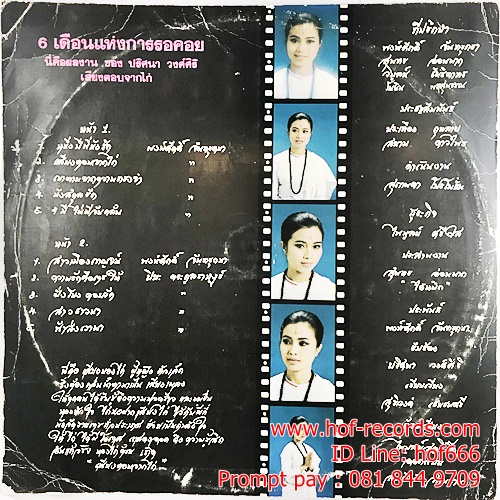 LP ไก่ ปริศนา วงศ์ศิริ - เสียงตอบจากไก่ ปก VG+ แผ่น VG+