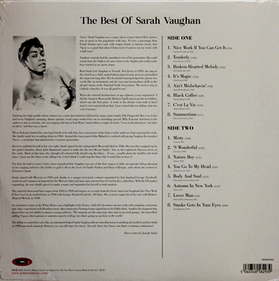 Sarah Vaughan - The Best Of 1Lp N.