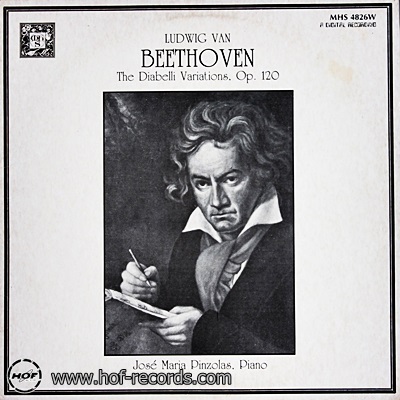 Jose' Maria Pinzolas - Beethoven Piano The Diabelli Variations, Op.20 1lp