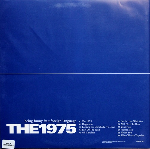 The 1975 - being funny in a foreign language 1Lp New