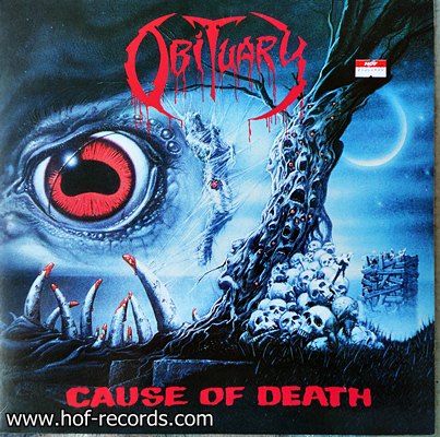 Obituary - Cause of Death 1 LP New