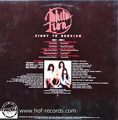 White Lion - Fight to Survive 1 LP