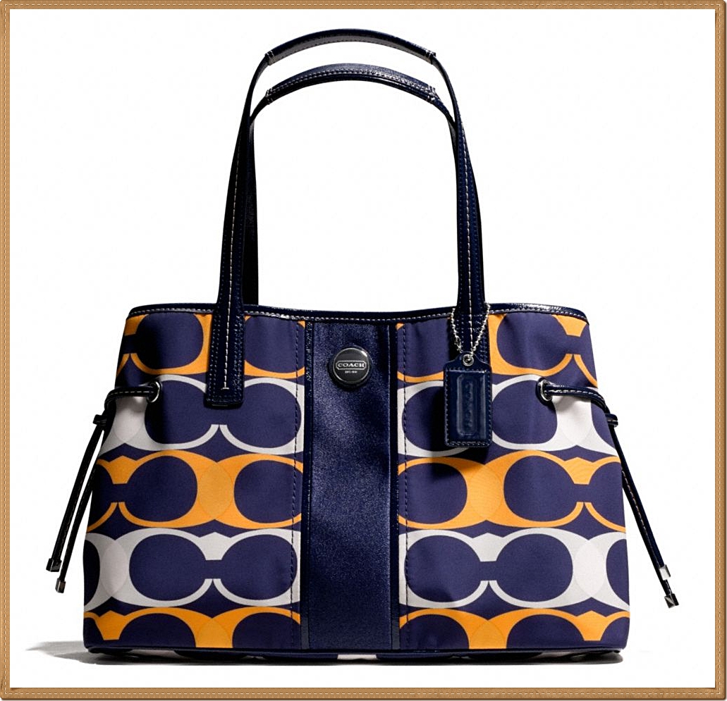 Coach Signature Stripe Linear Carryall 23902