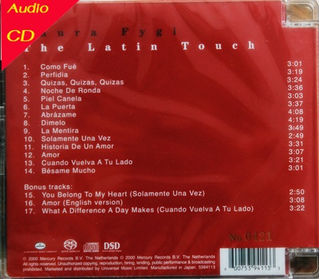 Laura Figi - The Latin Touch (HI-EN) HYBRID 1Cd N.