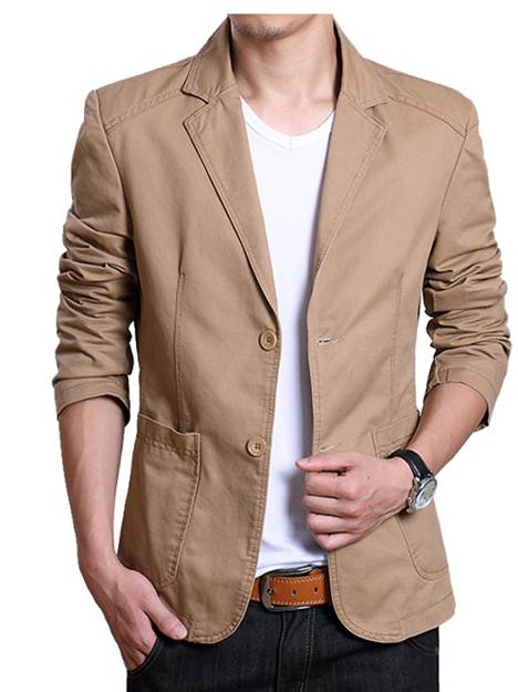 สูทผู้ชาย เสื้อสูทแฟชั่นชาย ใหญ่พิเศษ สลิมฟิต ติดกระเป๋า Size No.42-44 รอบอกนิ้ว ดำ