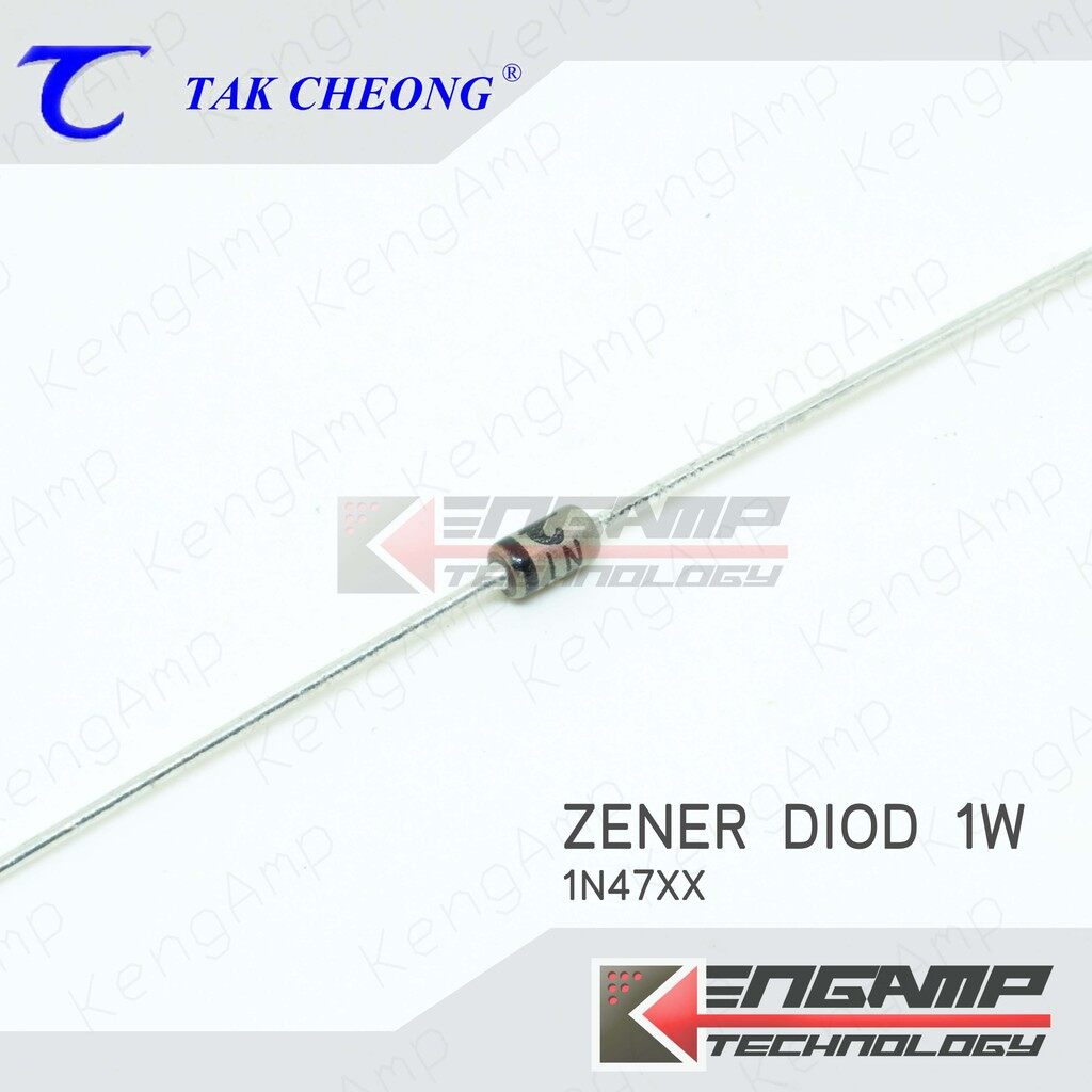(สินค้ามีตัวเลือก) [ZD] 1N47--A ZENER DIOD 1W 1N4728A - 1N4756A ยี่ห้อ ONSEMI (TAK CHEONG)