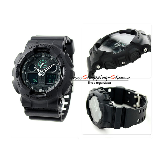 Casio G-Shock รุ่น GA-100MB-1A Military Black Series ของแท้ 100% จากญี่ปุ่น