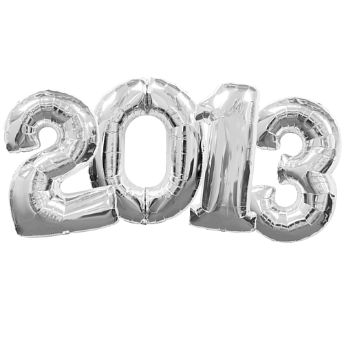 ลูกโป่งฟอยล์รูปตัวเลข 6 สีเงิน ไซส์จัมโบ้ 40 นิ้ว - Number 6 Shape Foil Balloon Size 40" Silver Color