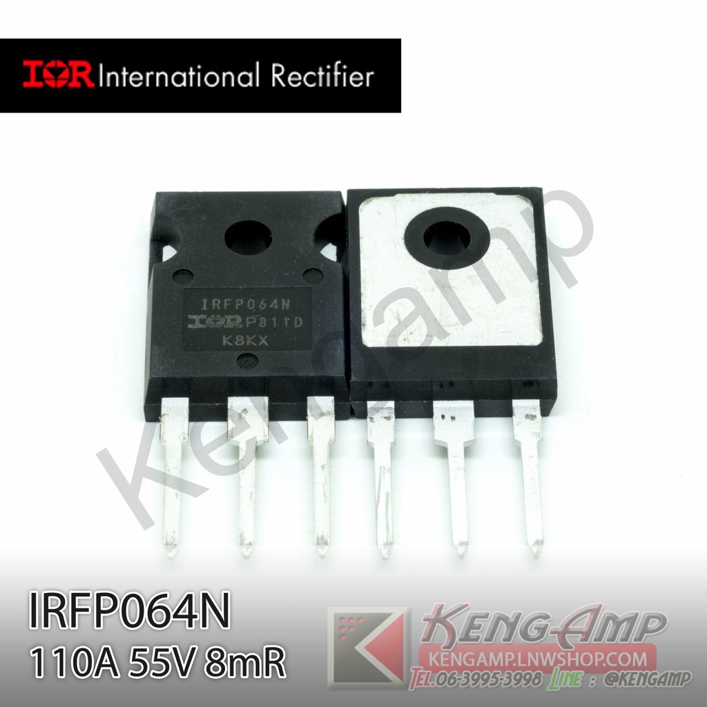 (1ตัว) [FET] แท้ 100% IRFP064N HEXFET Power Mosfet 110A 55V 8mR