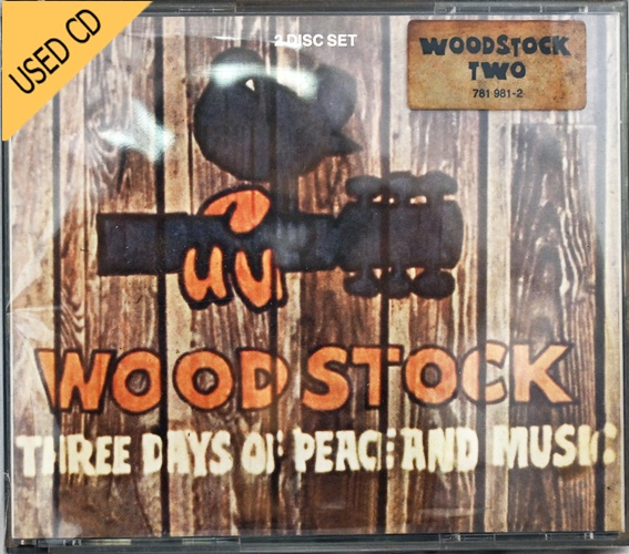 Used CD Wood Stock -Three days of Peace and music 2 Disc set